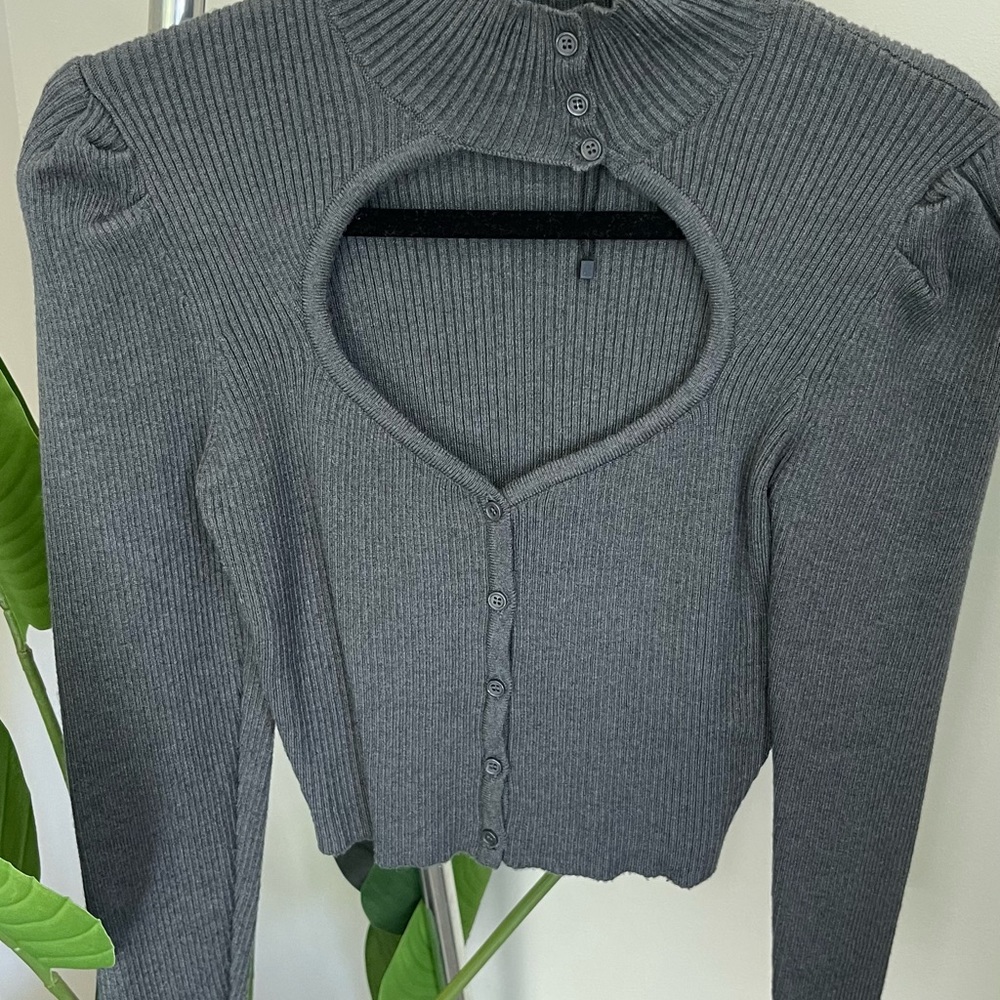 Zara sweater with cutout